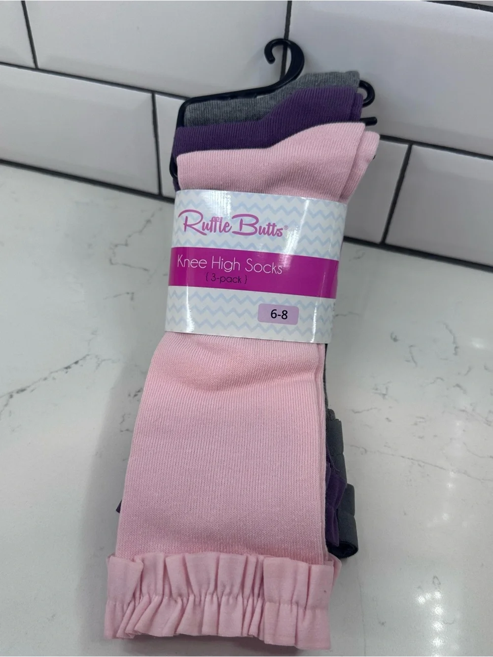 RuffleButts knee high socks NWT